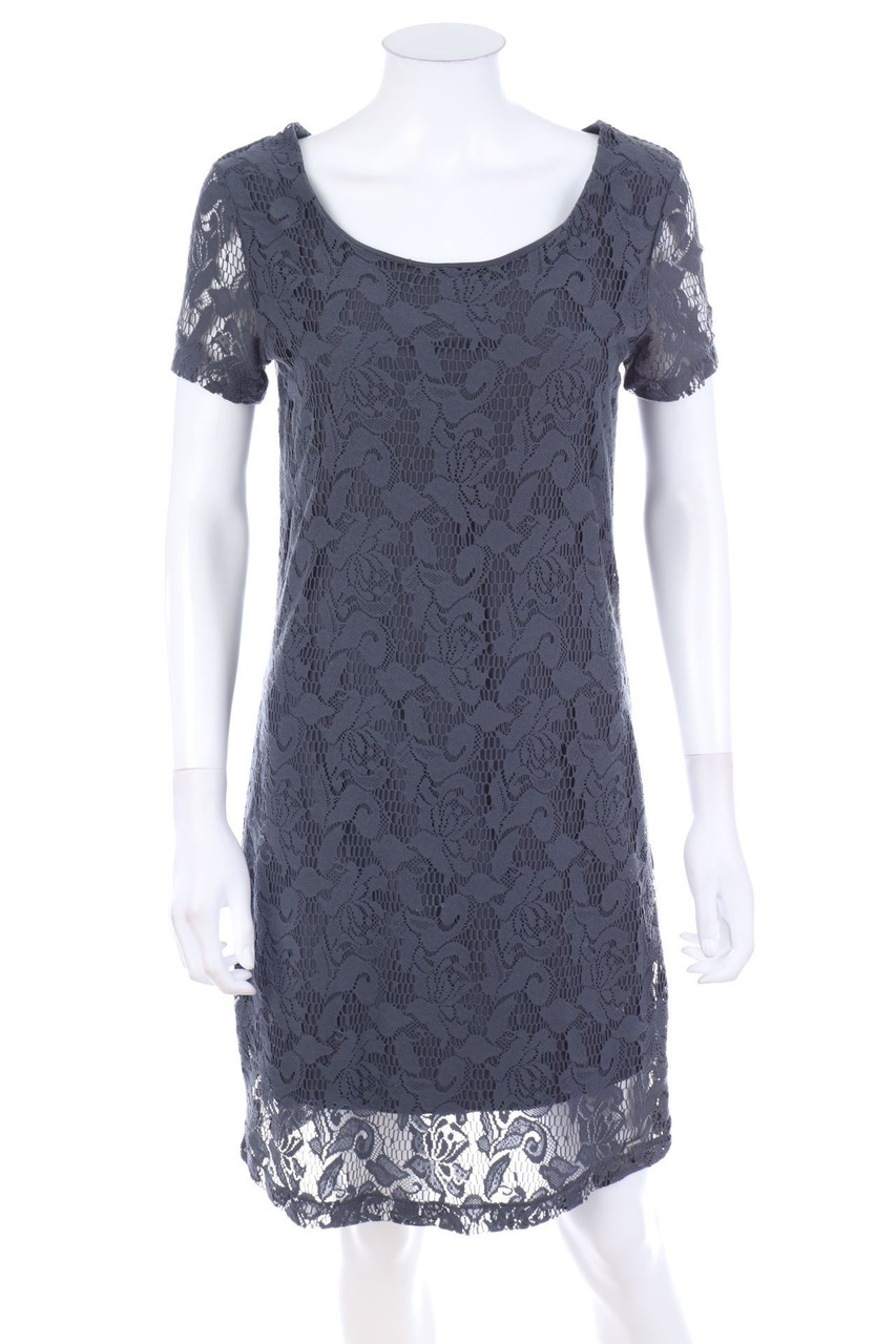 TOM TAILOR - Spitzen-Kurzarm-Abendkleid - S