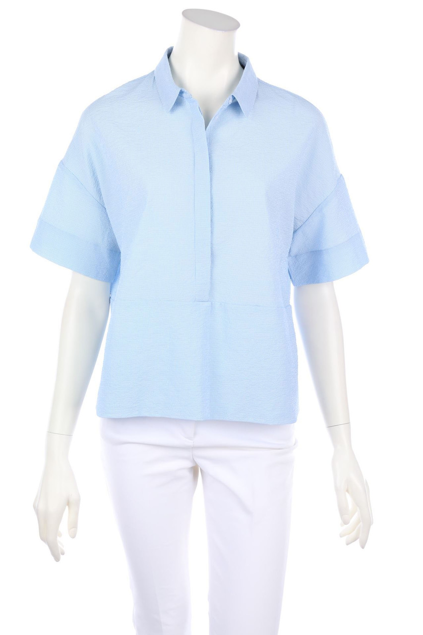 someday. - Kurzarm-Bluse mit Schlitz - D 36