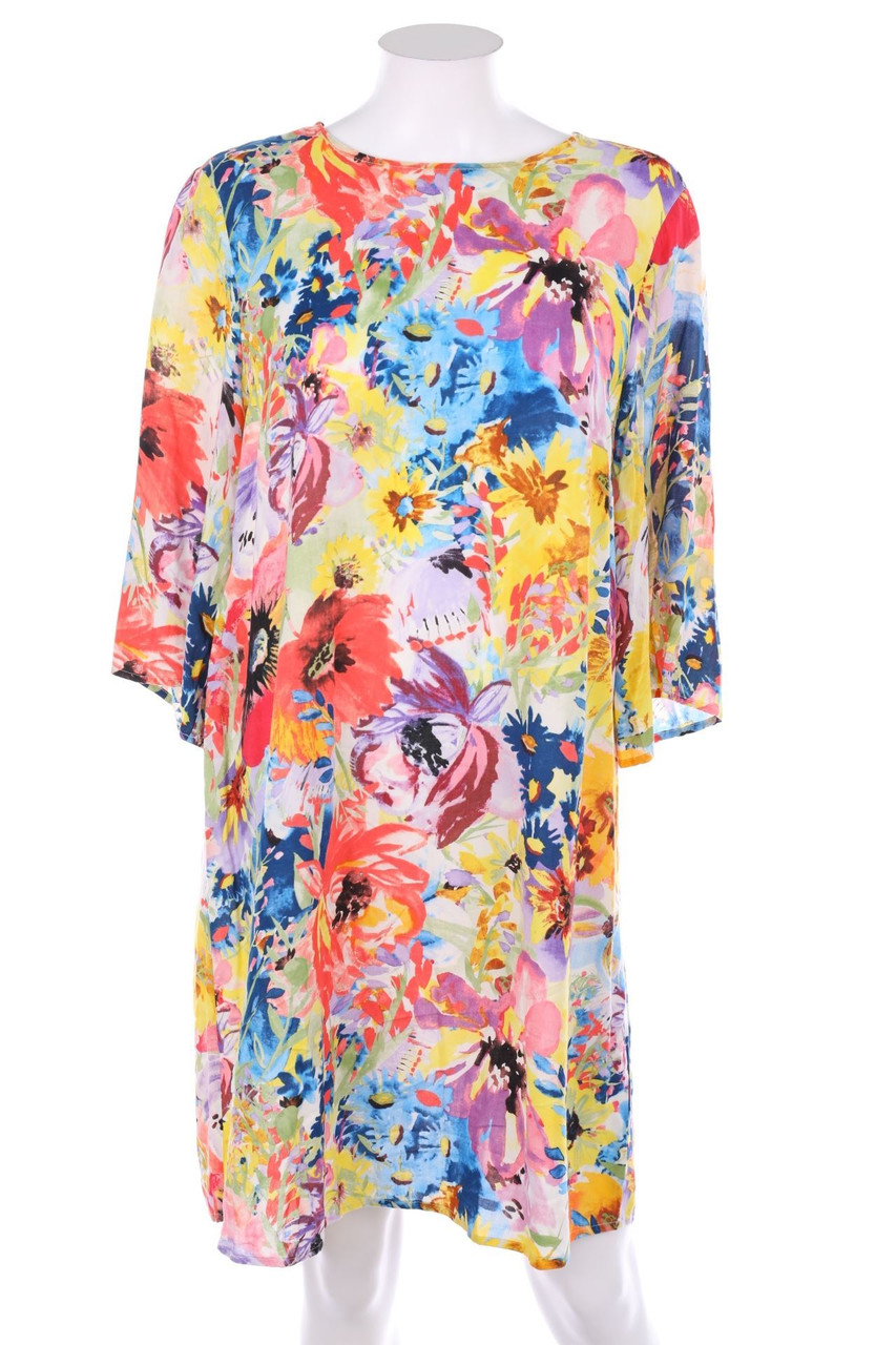 H&M - Minikleid mit Blumen-Print - D 40