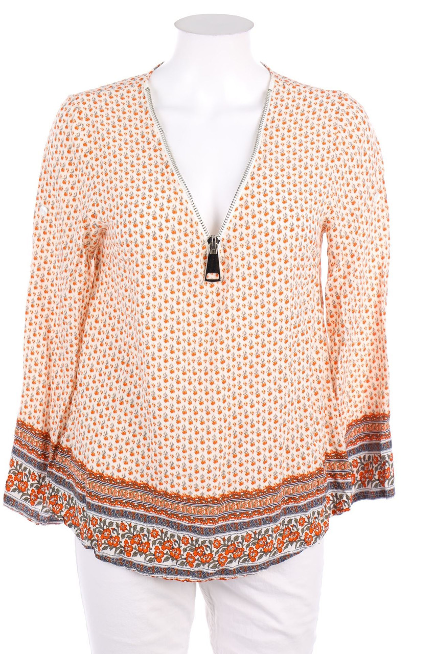 Ohne Label - Bluse mit Zipper - S