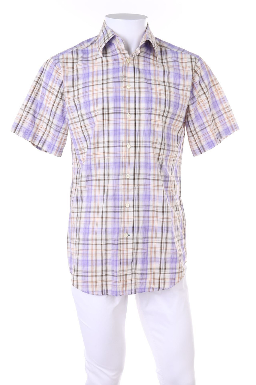 CANDA by C&A - Kurzarm-Hemd mit Karo-Muster - S