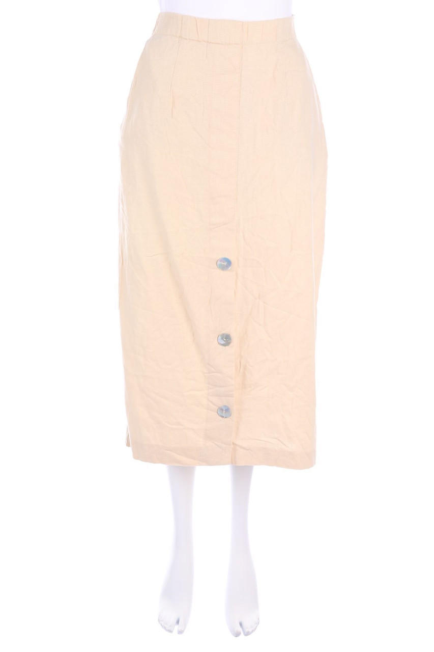 ANASTASIA - Midirock aus Leinen - L