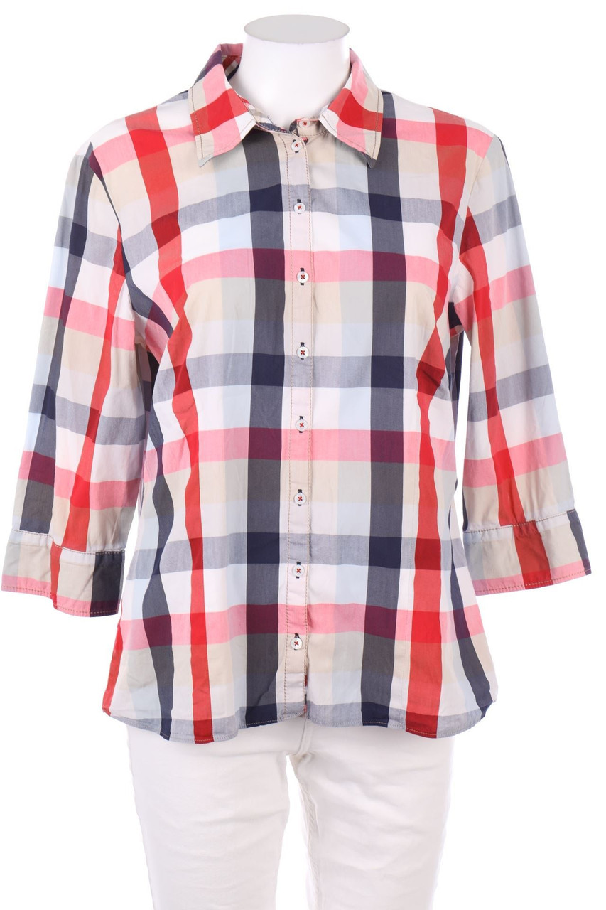 GERRY WEBER - Hemd-Bluse mit Karo-Muster - M