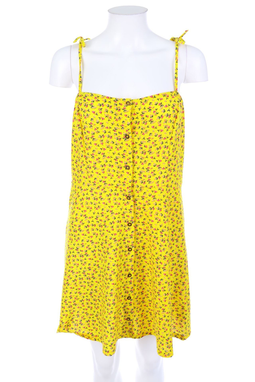 TOPSHOP - Minikleid mit Blumen-Print - D 38