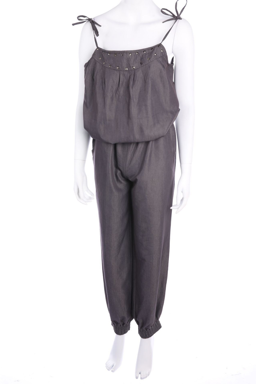 SECONDHAND - Jumpsuit mit Nieten - XL