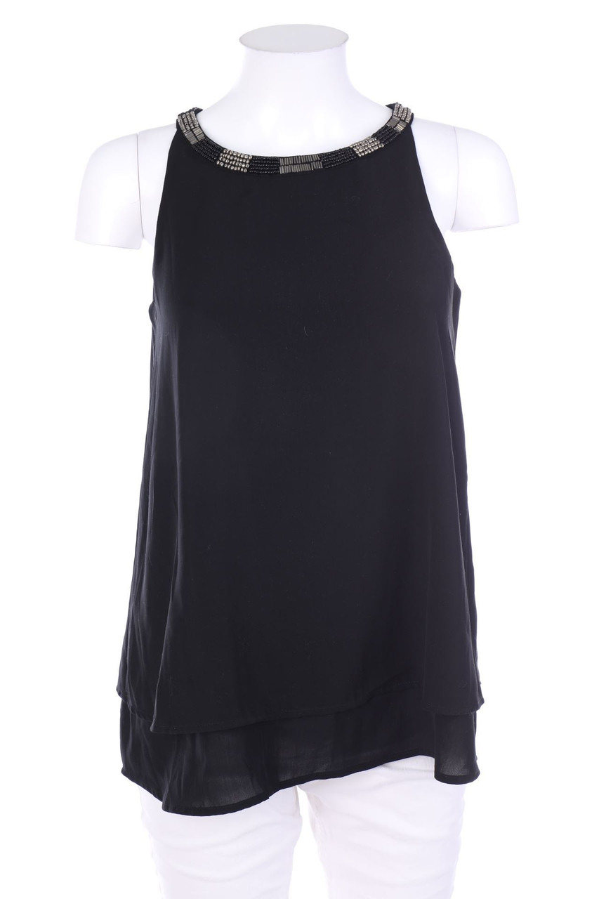 ESPRIT - Blusentop im Layer Look mit Perlen - D 34