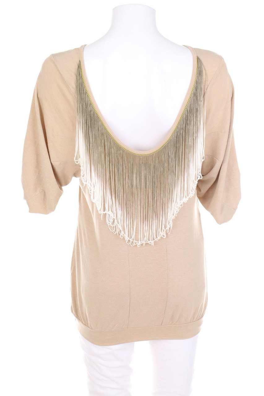 evaw wave - 3/4-Arm-Shirt mit Fransen - D 36