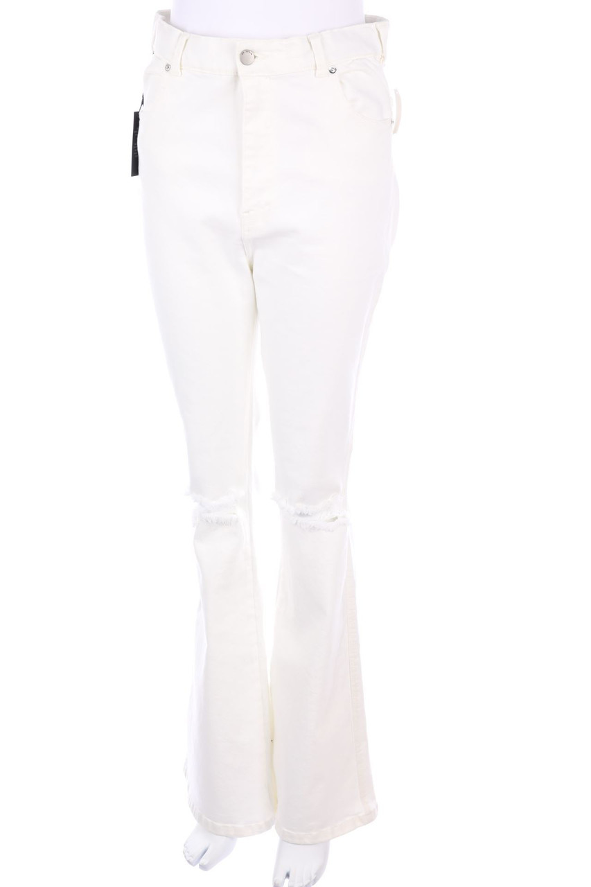 Dr. Denim Jeansmakers - High Waist-Destroyed Flared-Jeans - XL