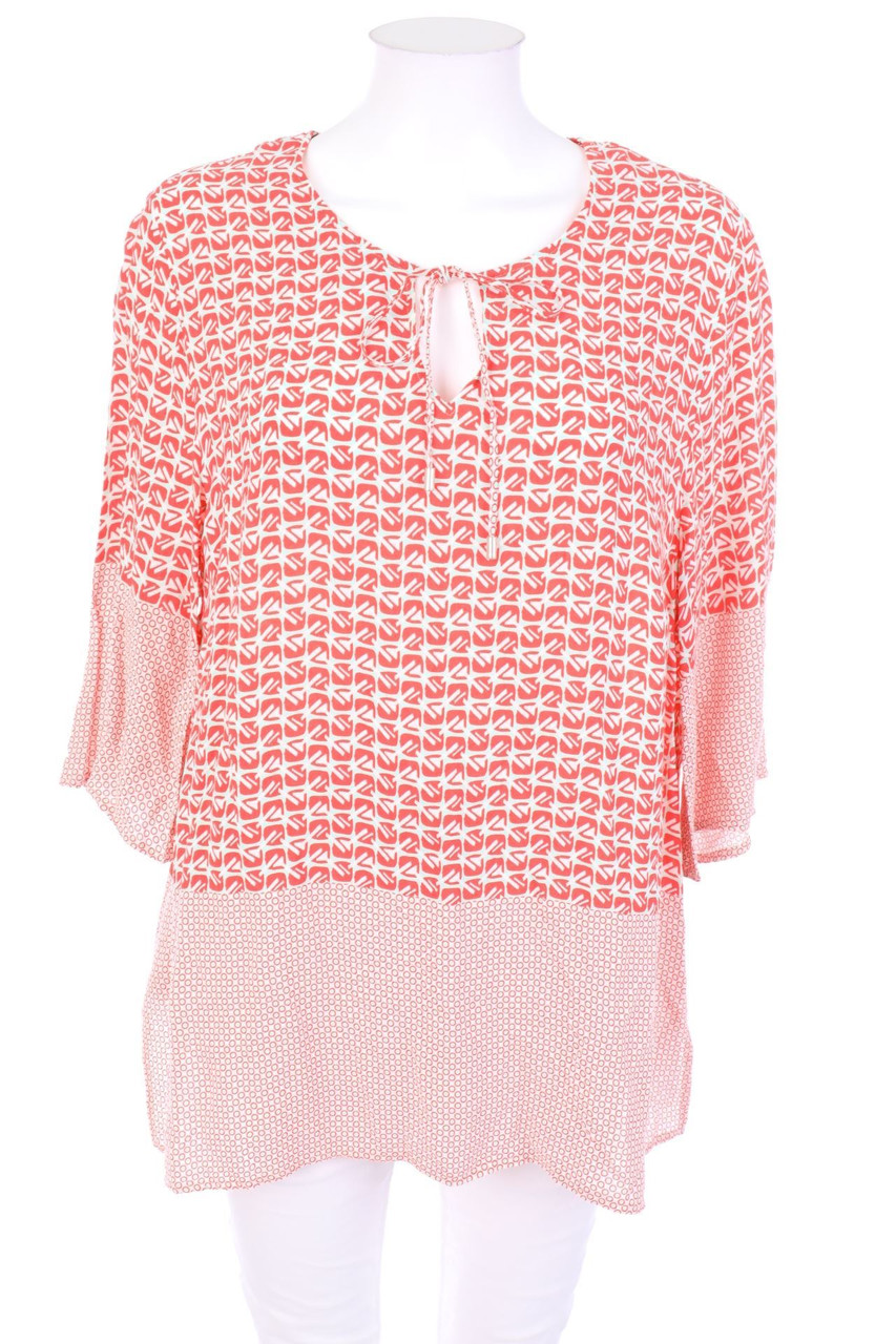 selection by Ulla Popken - Print-Bluse mit 3/4-Ärmel - D 42-44