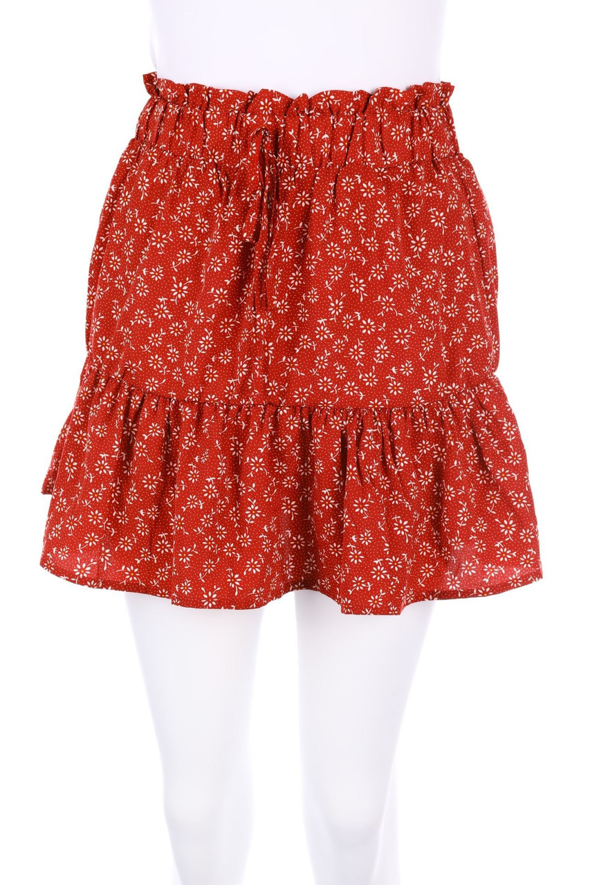 SHEIN - Boho-Minirock mit Blumen-Print - S