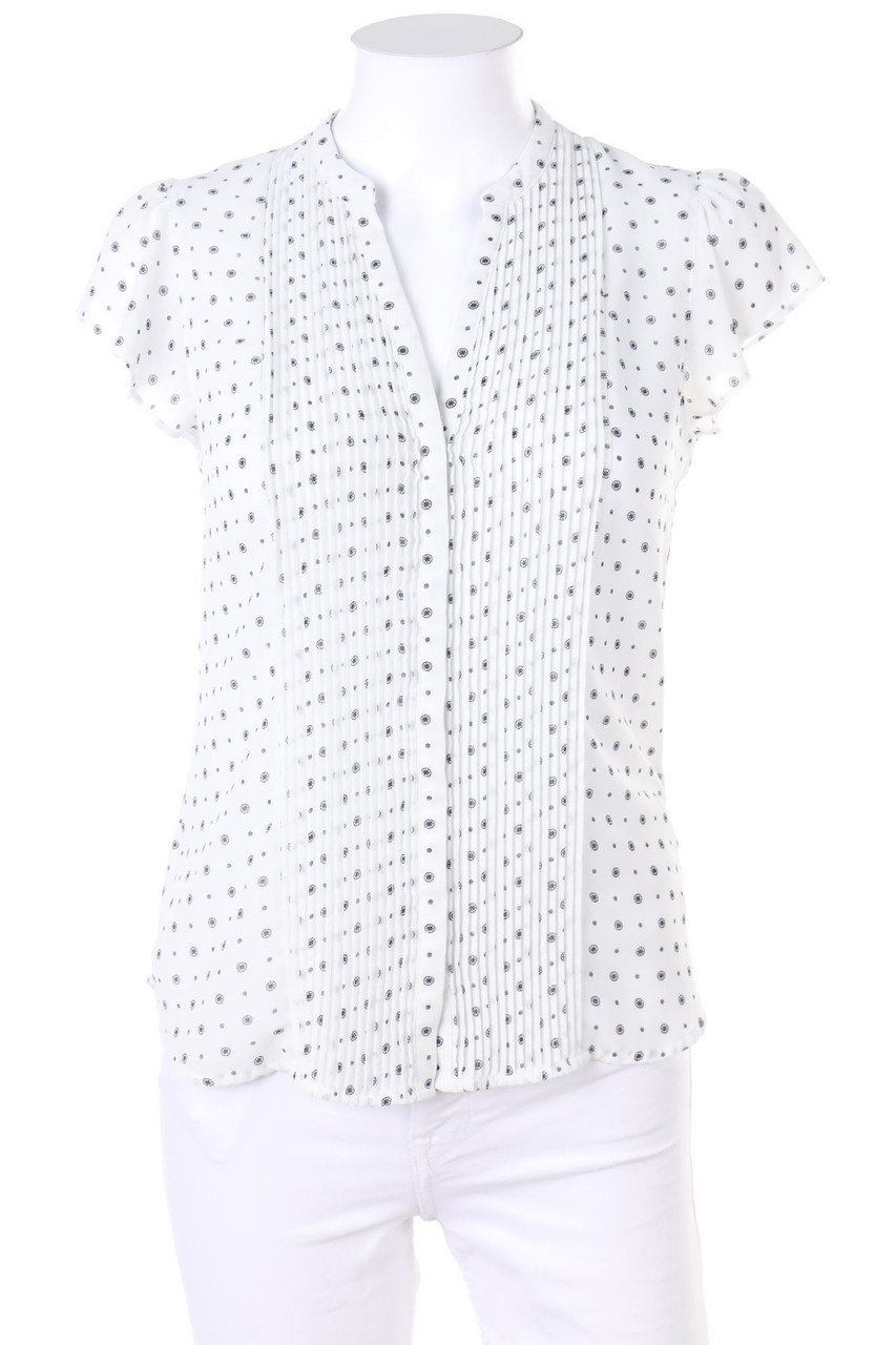 H&M - Volant-Bluse mit Biesen - D 34