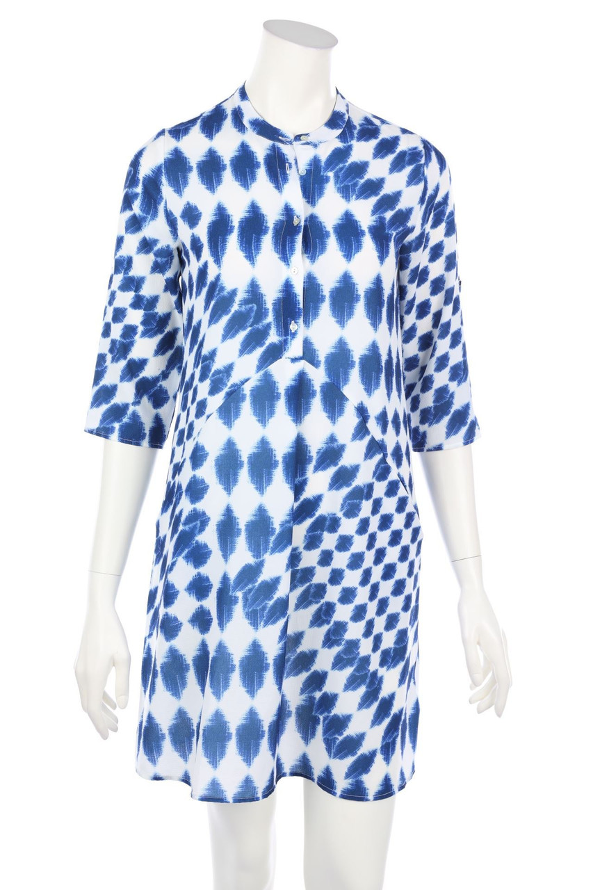 LA FÉE MARABOUTÉE - Kleid mit Krempel-Ärmeln - D 34