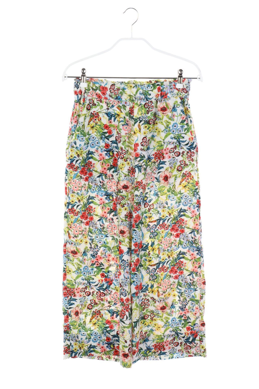 H&M - Palazzo-Hose mit Blumen-Print - D 34