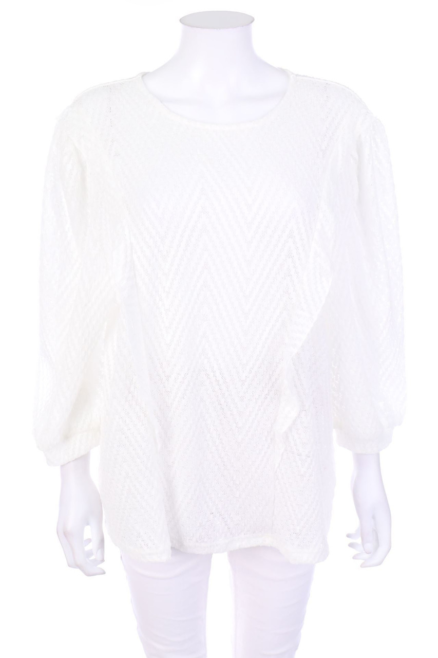 Ohne Label - Bluse mit Muster - D 42-44