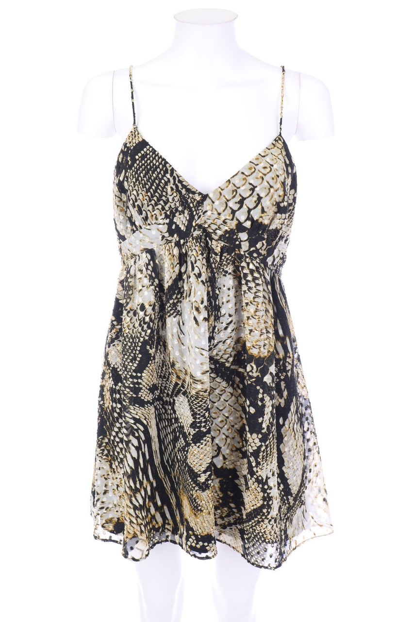 ZARA WOMAN - Blusentop mit Animal-Print - M