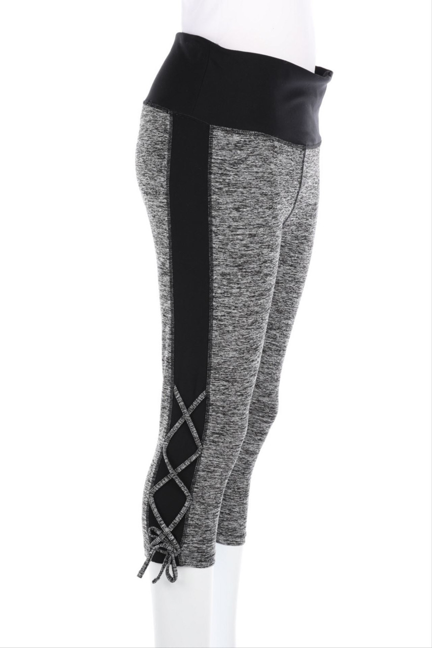 VOGO Athletica - Sport-Leggings mit Schnürung - L