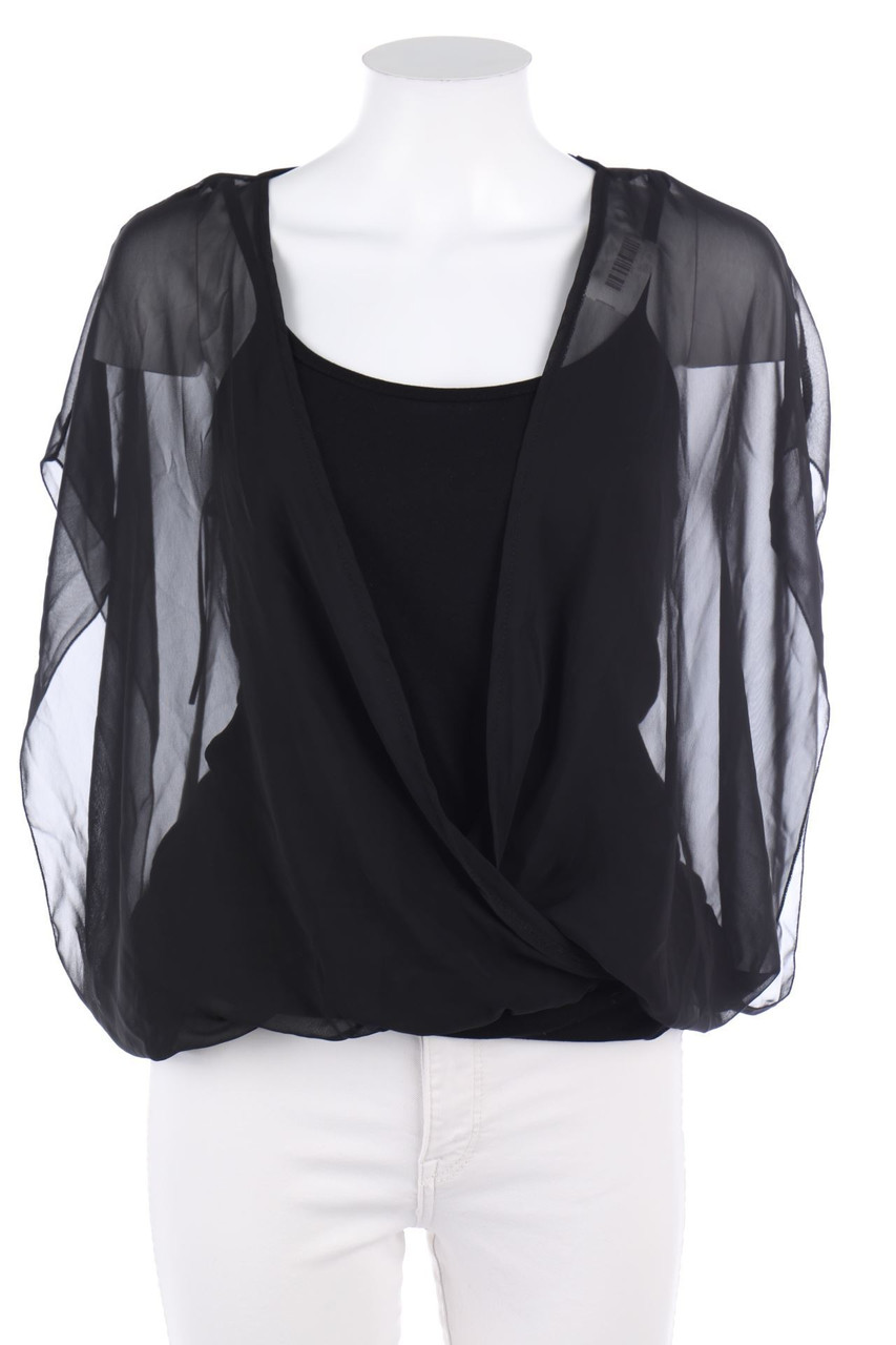 BODYFLIRT - Kurzarm-Bluse im Layer Look - D 36-38