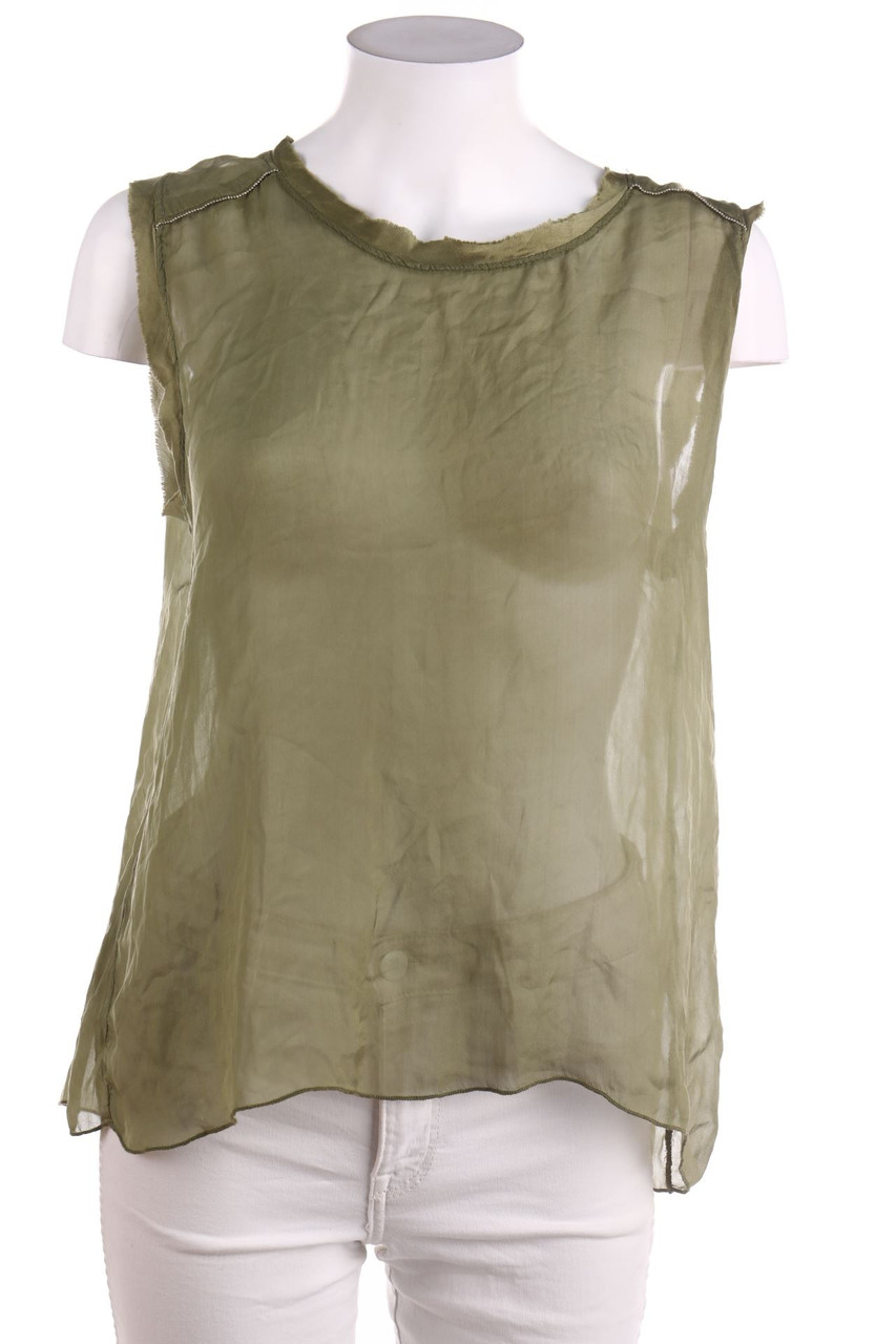 Ohne Label - Chiffon-Blusentop - S