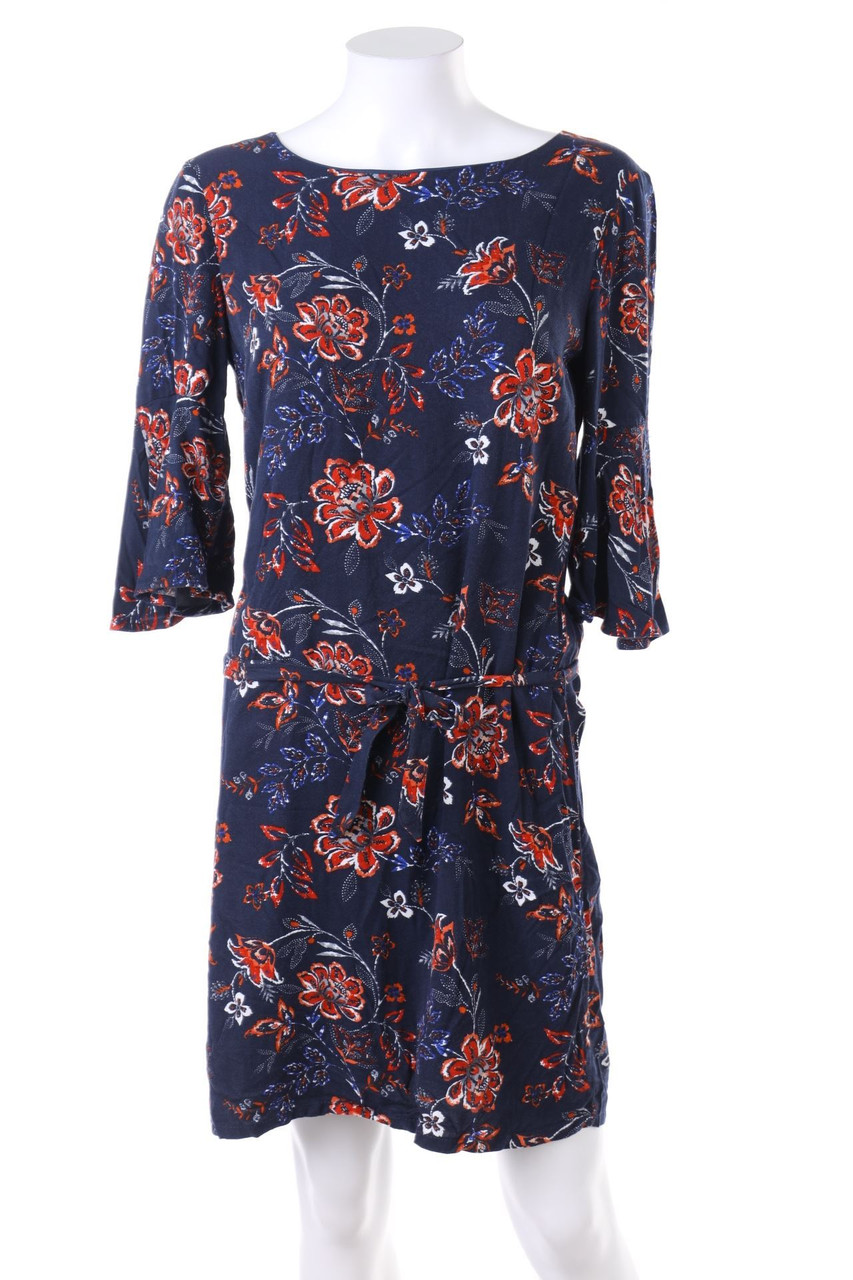 promod - Kleid aus Viskose mit Blumen-Print zum Knoten - D 38
