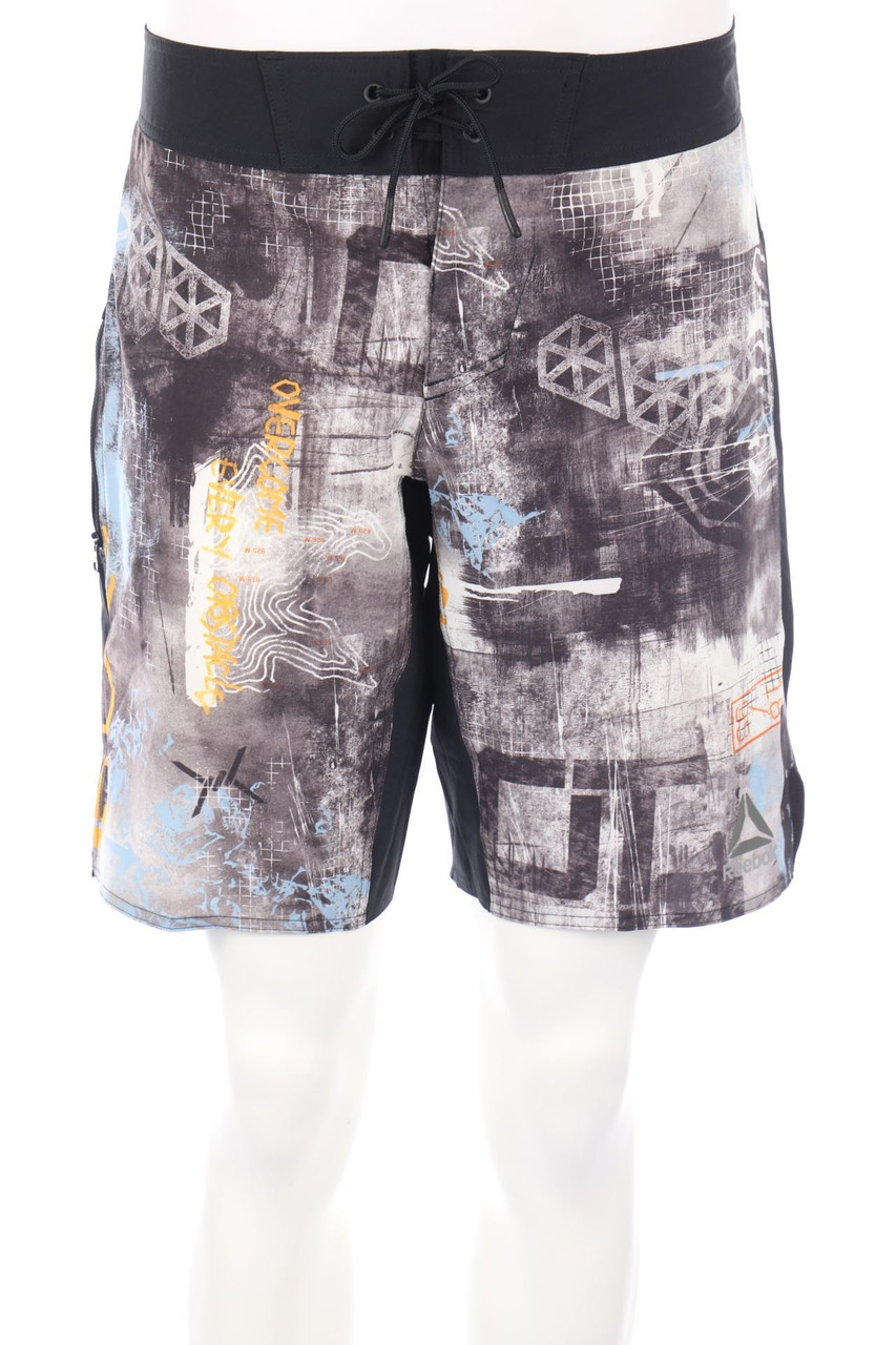 Reebok - Schwimm-Shorts mit Print - S