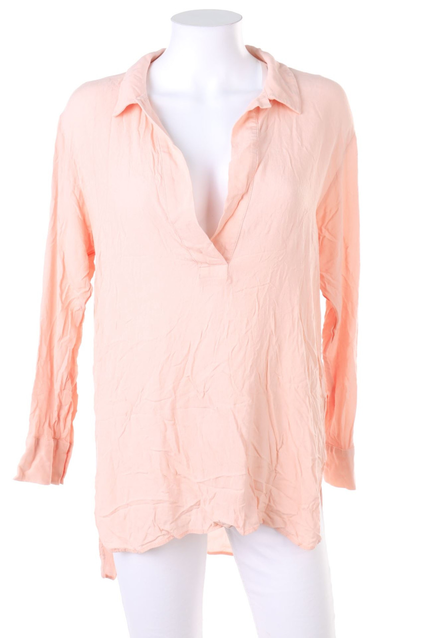 Ohne Label - Bluse mit tiefem Ausschnitt - D 40