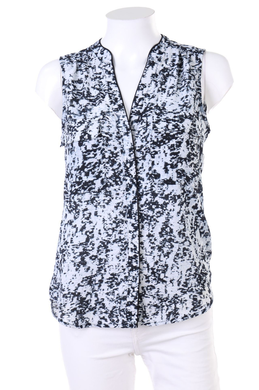 H&M CONSCIOUS - Print-Blusentop mit aufgesetzten Taschen - D 36