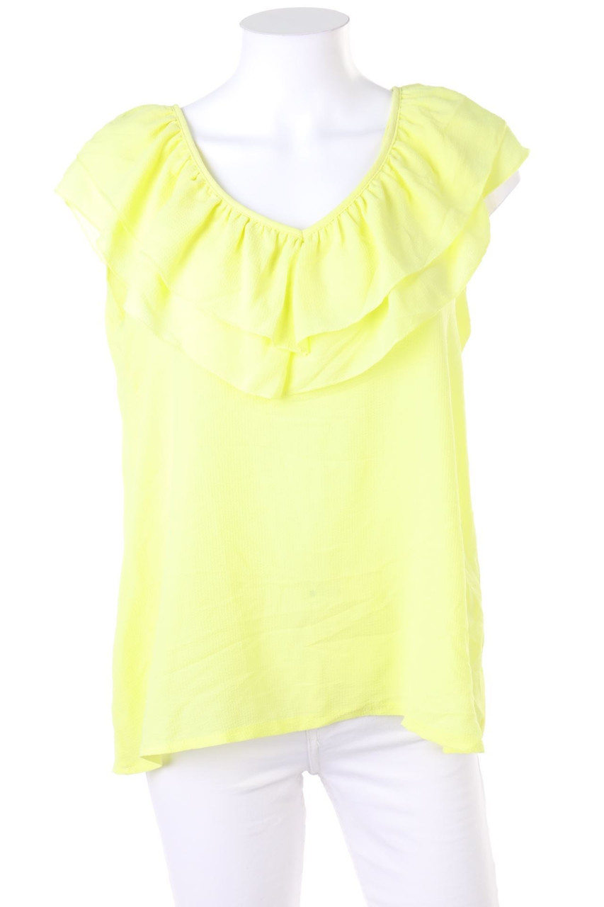 zebra - Volant-Bluse - M