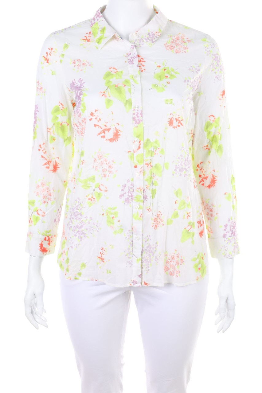 woman by Tchibo - Hemd-Bluse mit floralem Muster - D 48