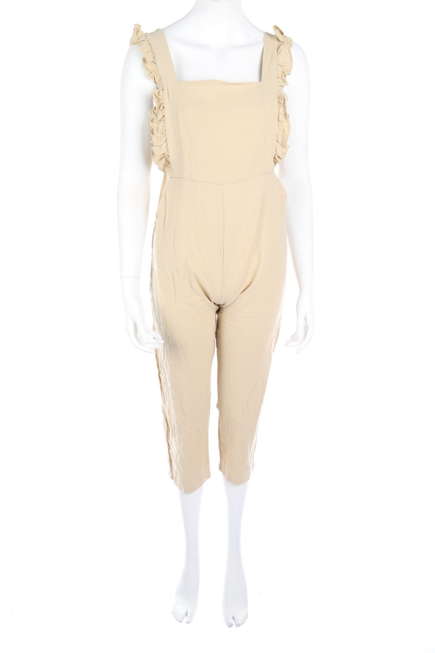Ohne Label - Jumpsuit mit Volants - D 36-38