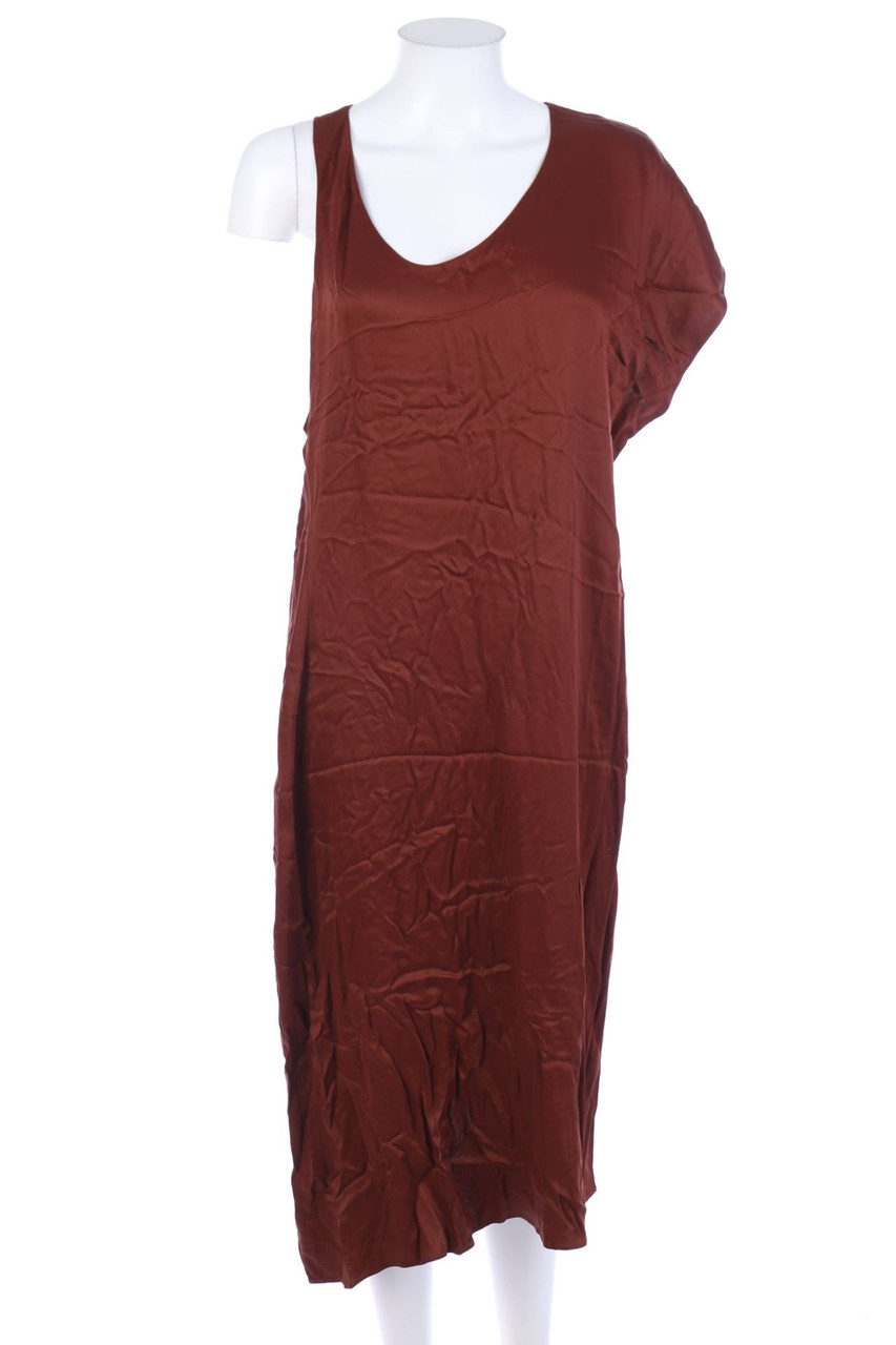 ZARA - Clean Chic-Midikleid mit asymmetrischem Schnitt - XXL