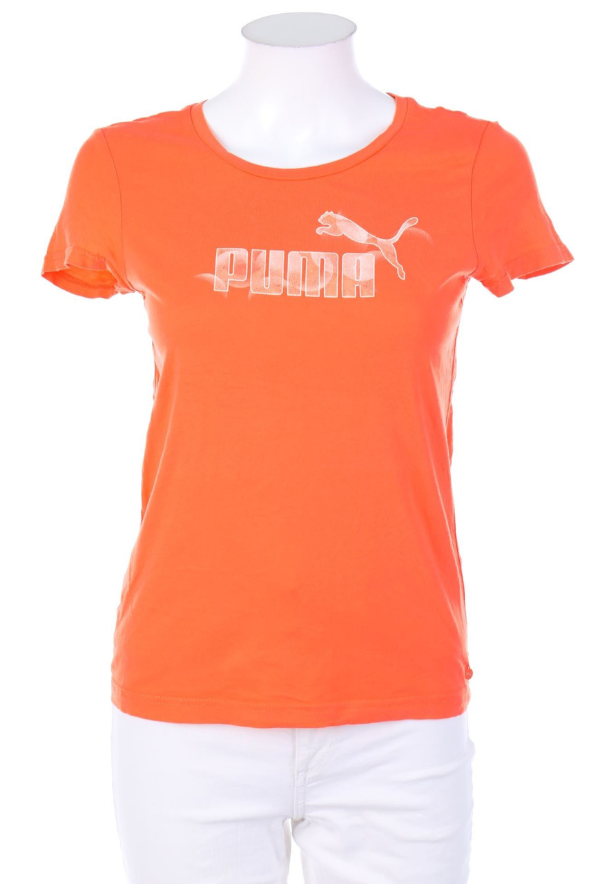 PUMA - Kurzarm-Shirt mit Logo-Print - D 34