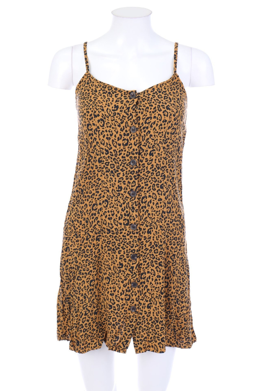 H&M - Minikleid mit Animal-Print - D 34