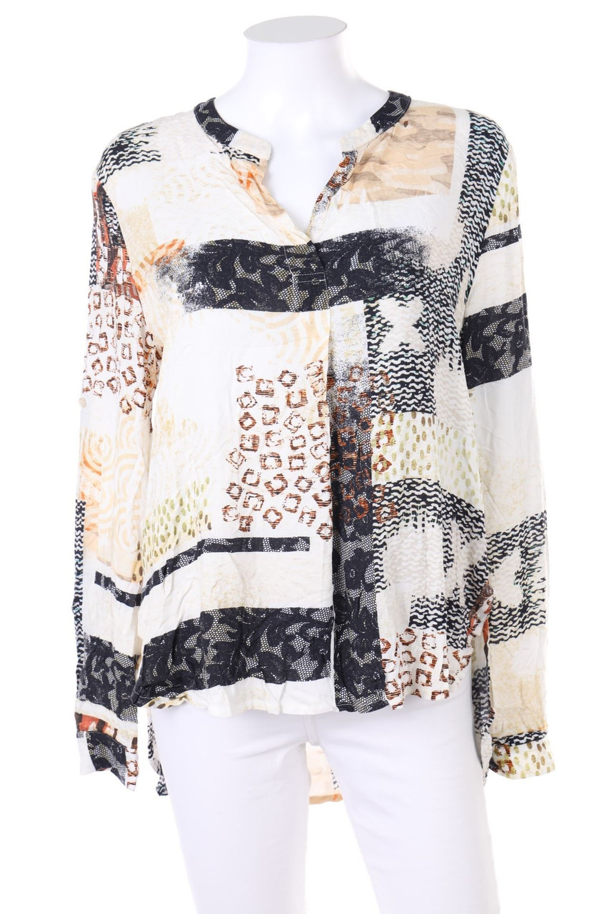 PATRIZIA DINI - Bluse mit Print - XL