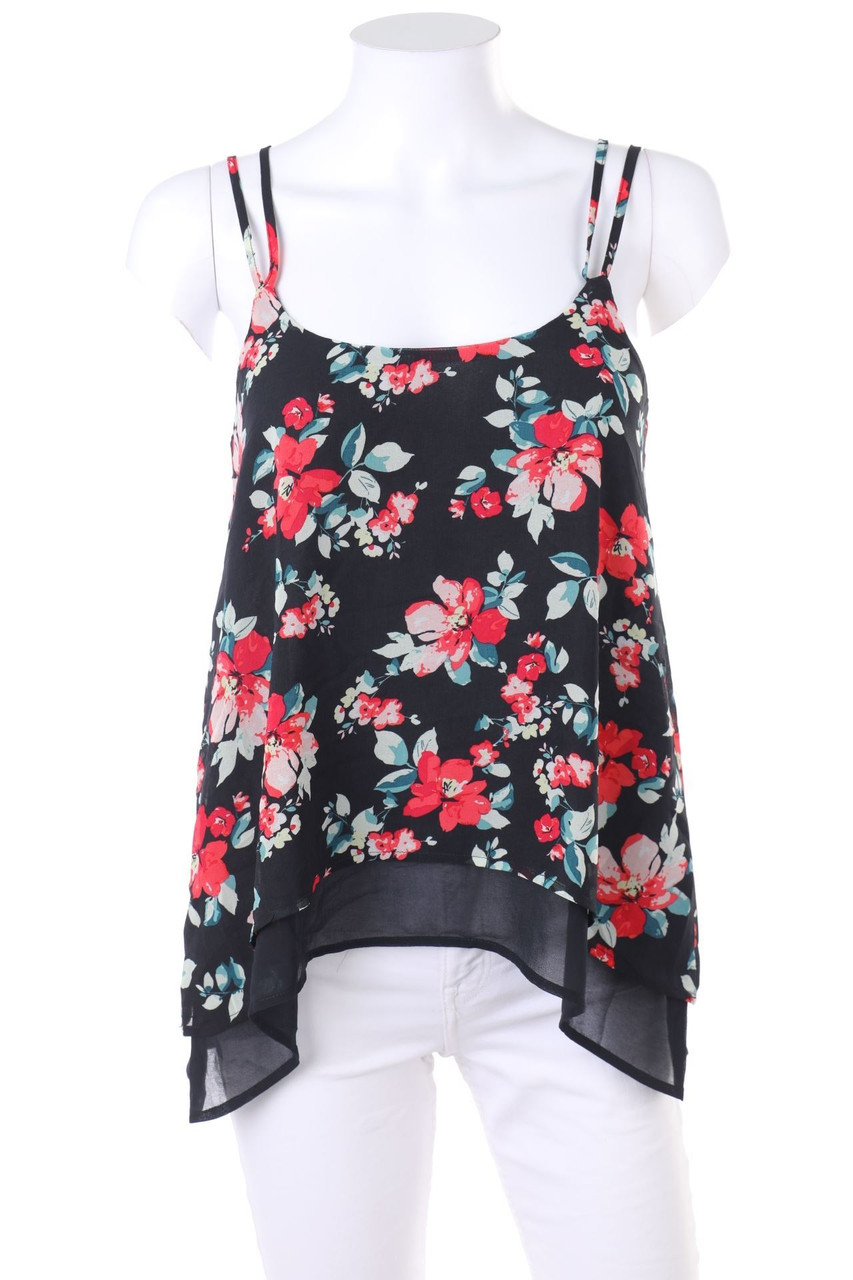 even&odd - Top mit Blumen-Print - S