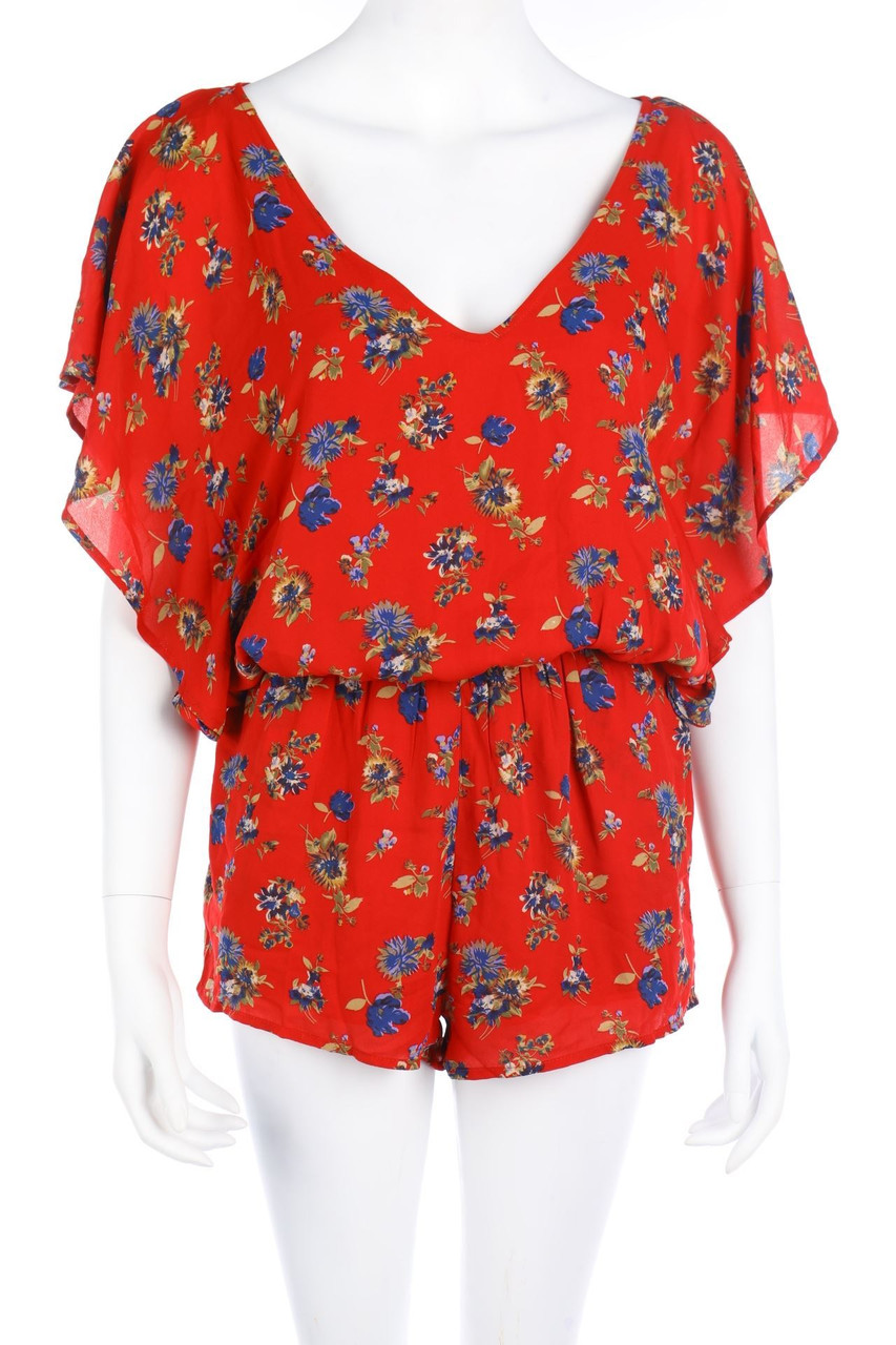 lucca couture - Playsuit mit Blumen-Print - M