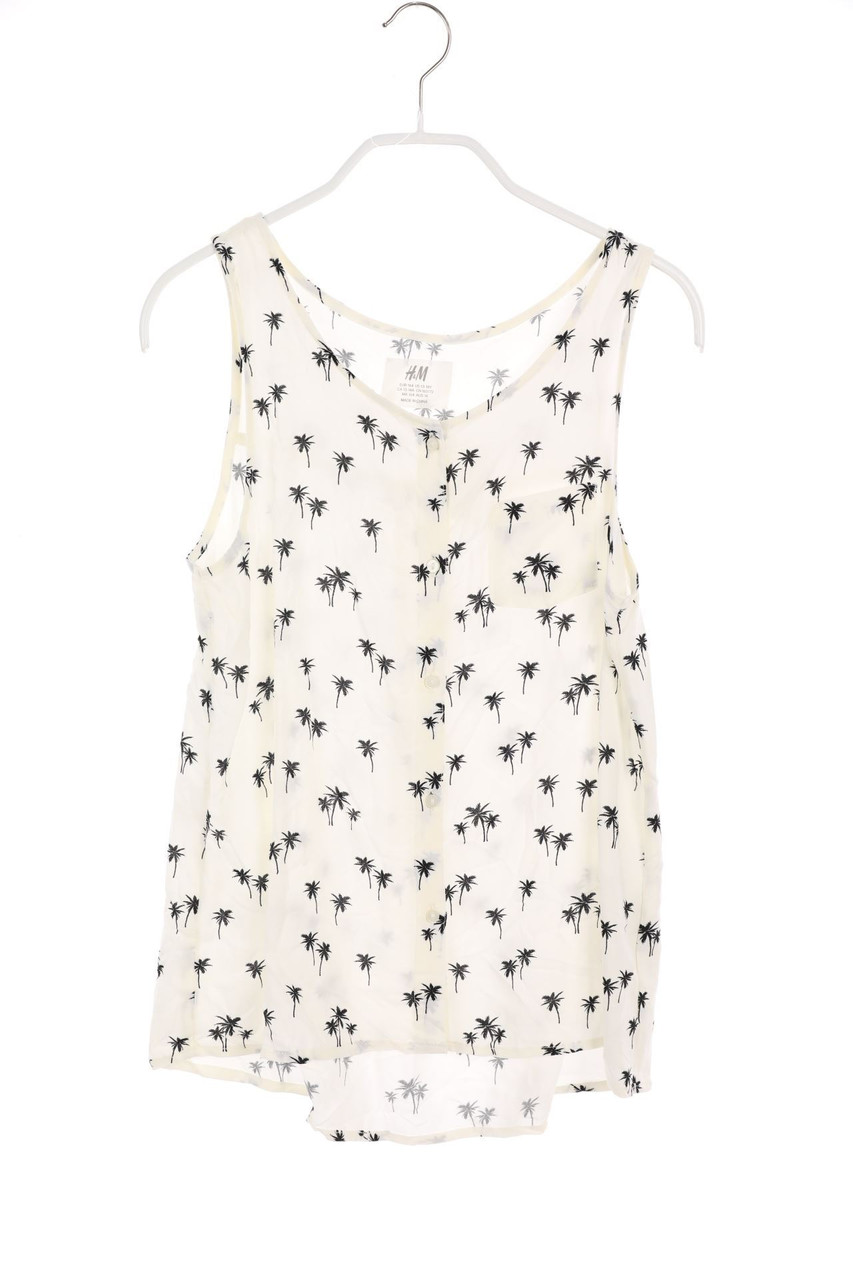 H&M - Bluse mit Tropical Print - 164