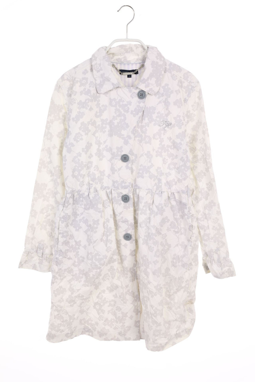 TOMMY HILFIGER - Mantel im Trenchcoat-Stil mit Blumen-Print - 164