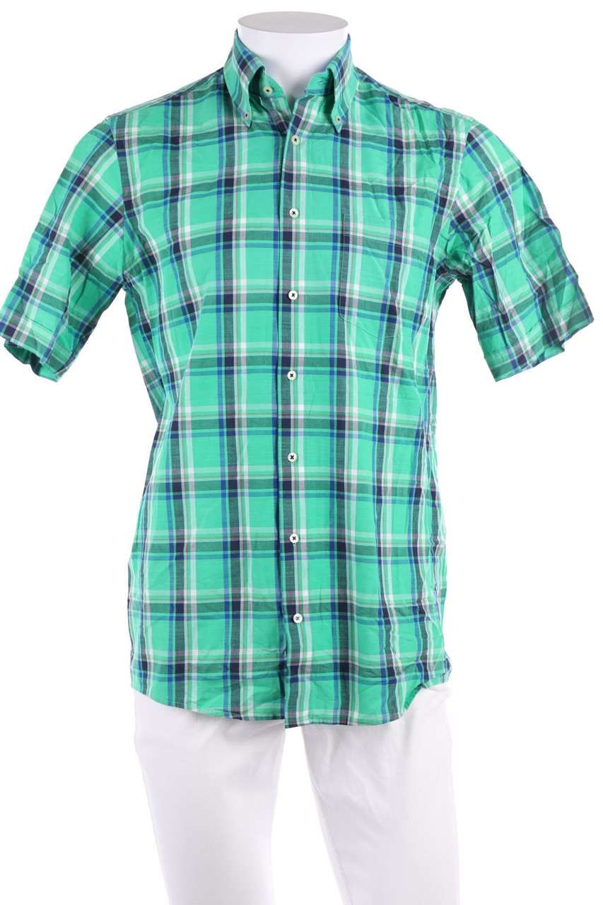 REDMOND - Kurzarm-Hemd mit Button-down-Kragen - S