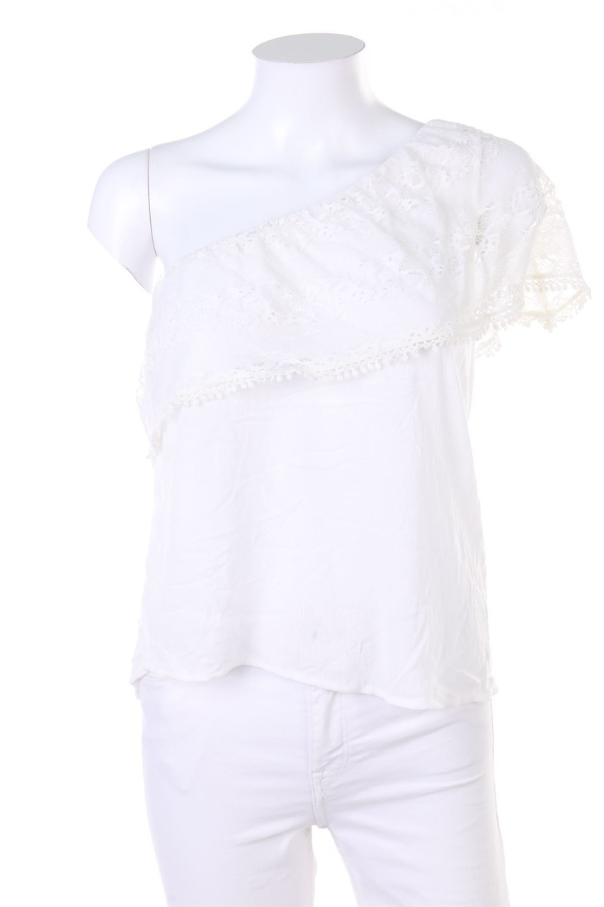 TALLY WEiJL - One Shoulder-Top mit Spitze - S