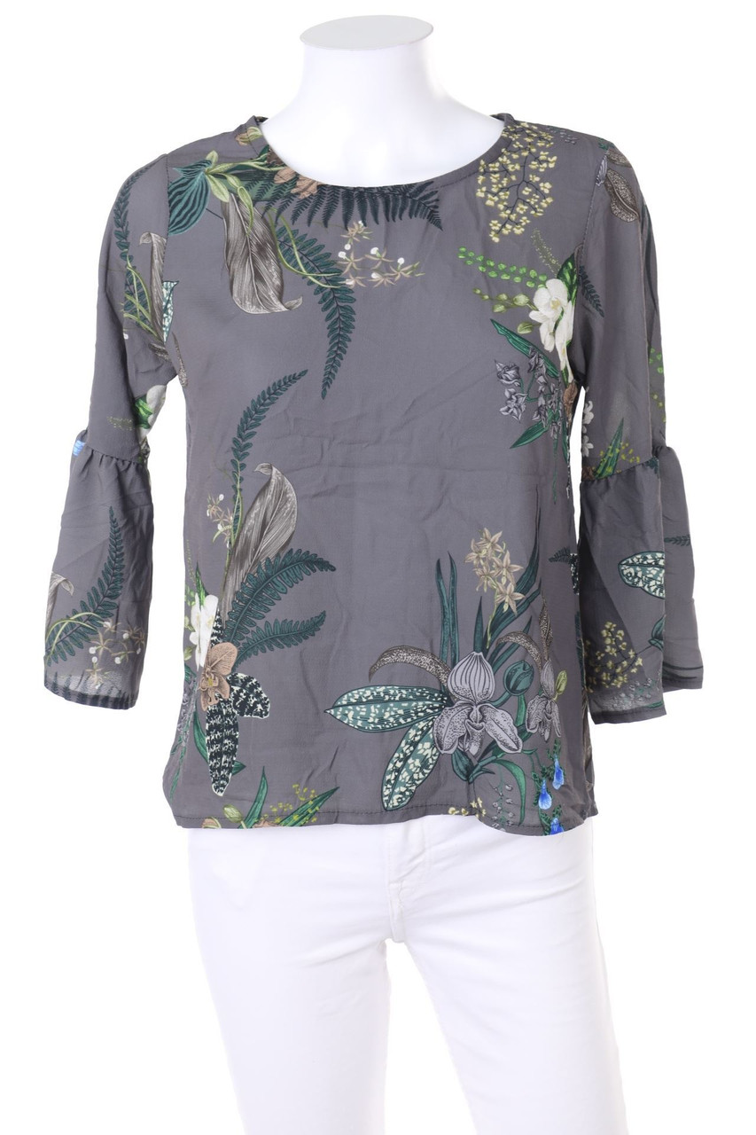My Hailys - Bluse mit Blumen-Print - XS
