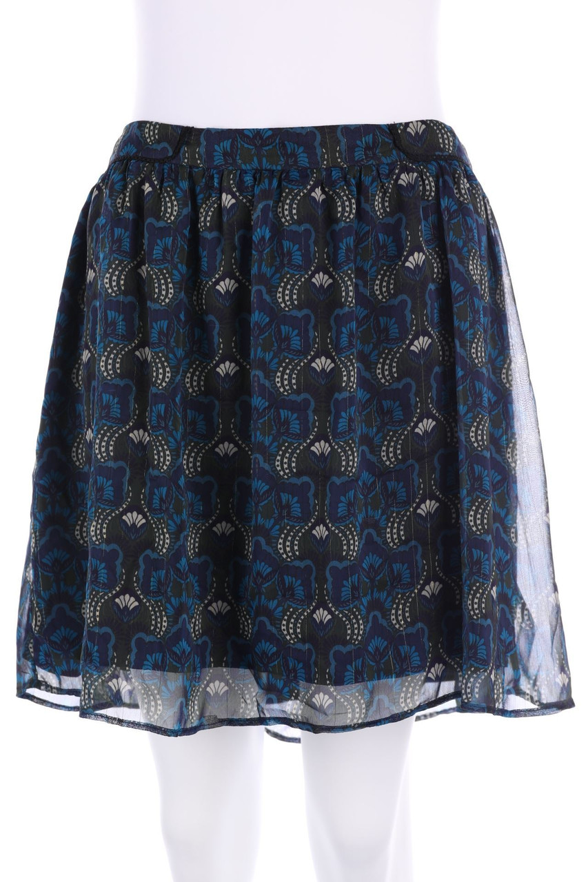 NAF NAF - Print-Minirock mit Reißverschluss - D 34