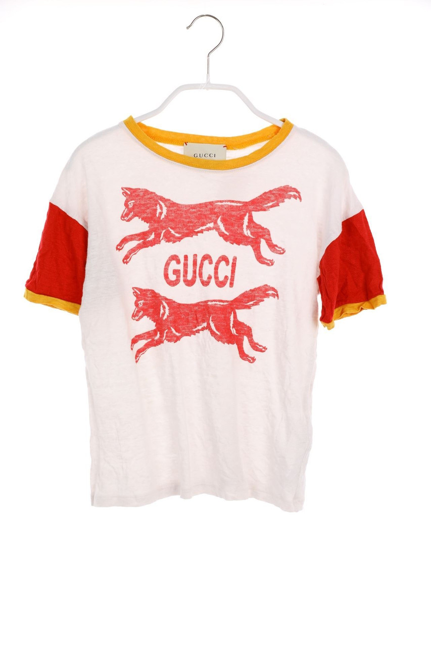 GUCCI - T-Shirt aus Leinen - 128