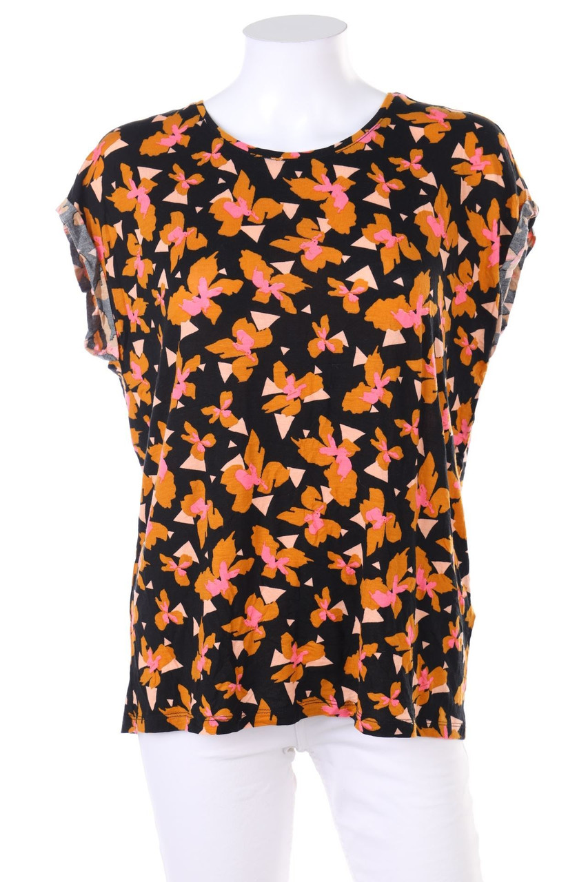 AWARE BY VERO MODA - Kurzarm-Shirt mit Blumen-Print - M