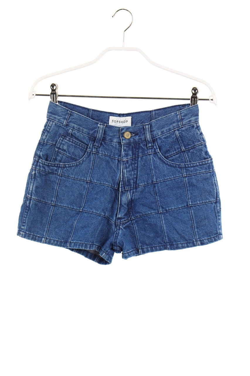 TOPSHOP&#x20;-&#x20;Jeans-Shorts&#x20;aus&#x20;Baumwolle&#x20;-&#x20;D&#x20;36
