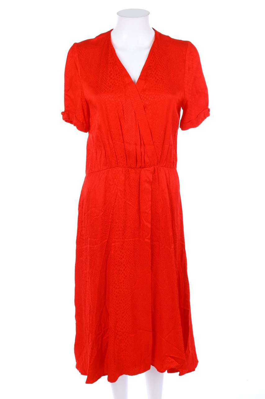 H&M - Midikleid in Wickel-Optik - D 36