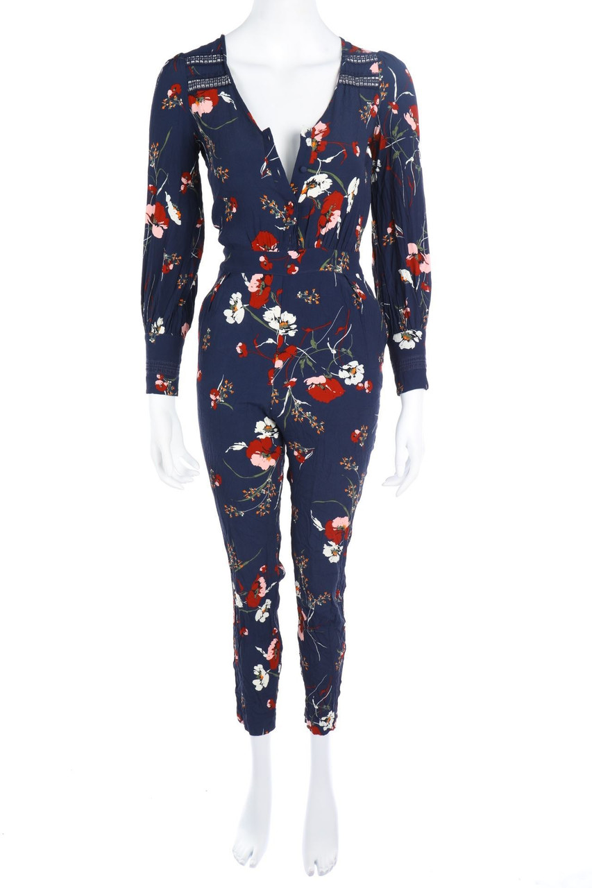 Massimo Dutti - Jumpsuit mit floralem Muster - D 32