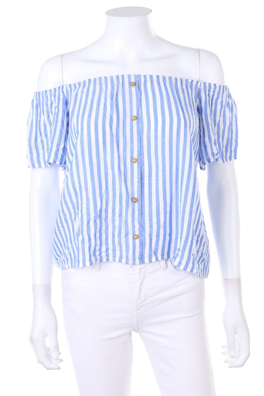 Kiabi - Kurzarm-Shirt mit Streifen - XS