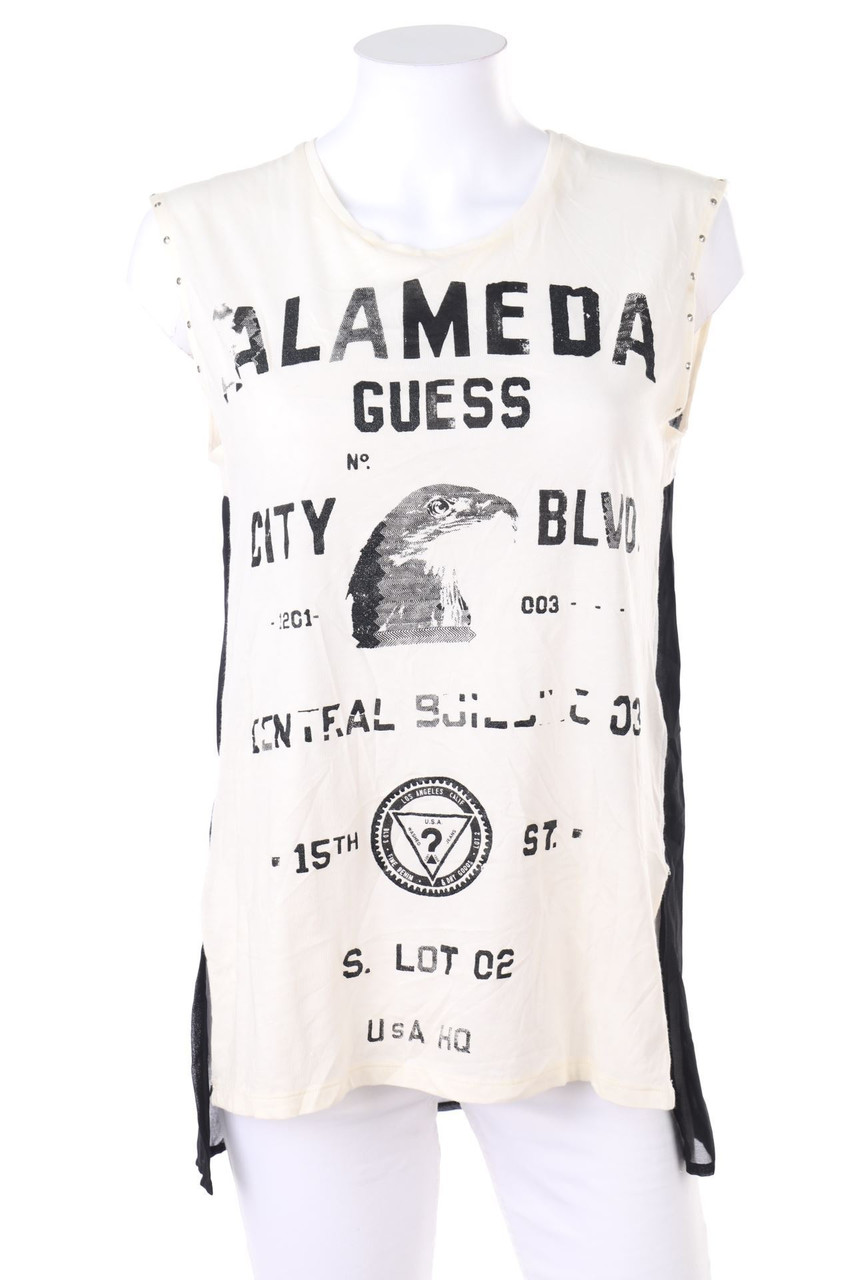 GUESS - Blusentop mit Print - XS