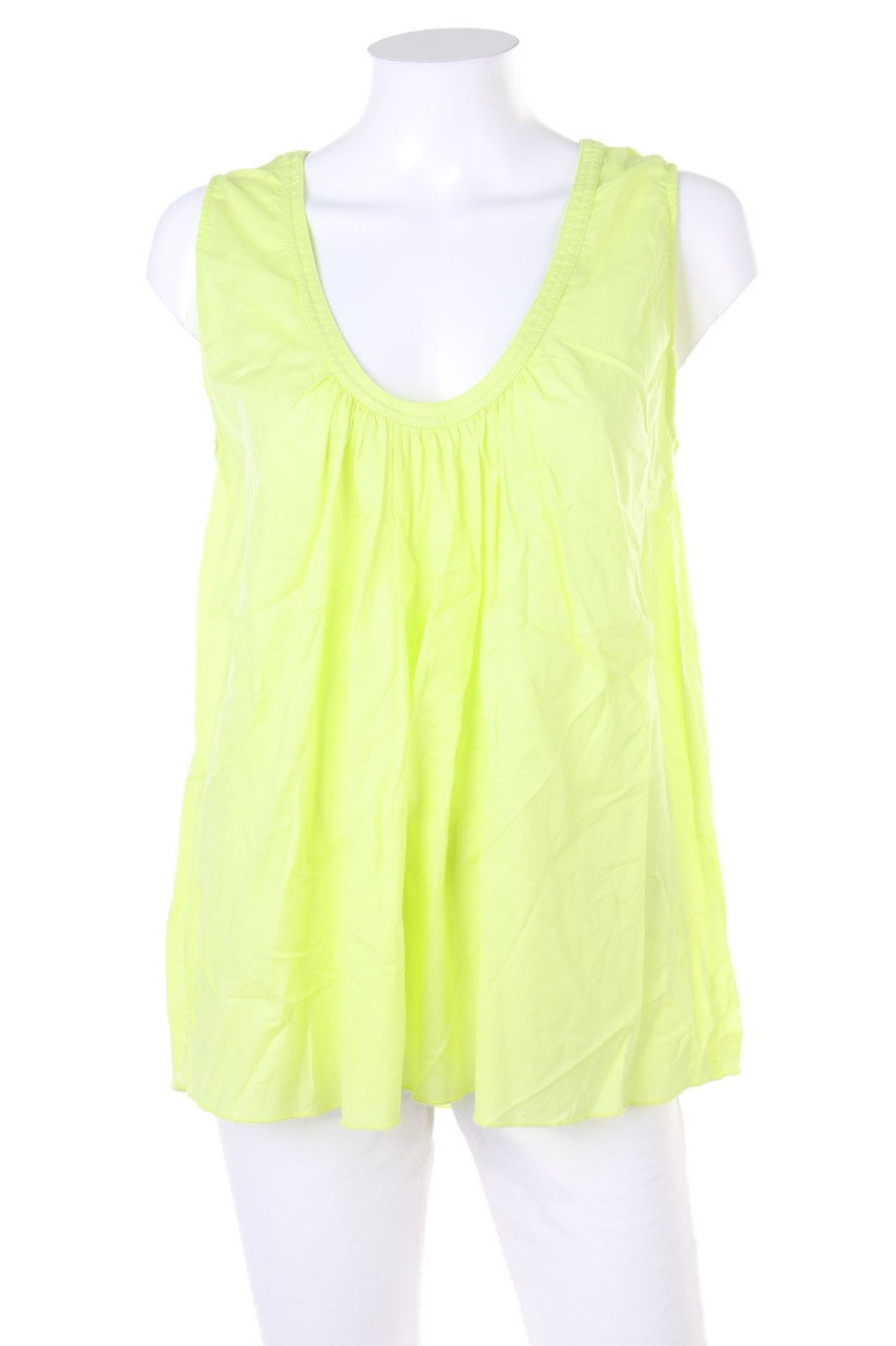 Cotton Garden - Top mit Raffungen - L