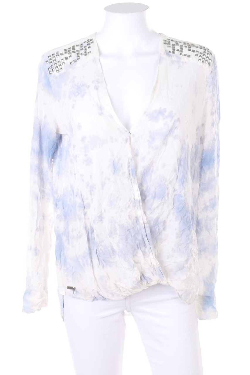 GUESS - Bluse mit Applikationen - S
